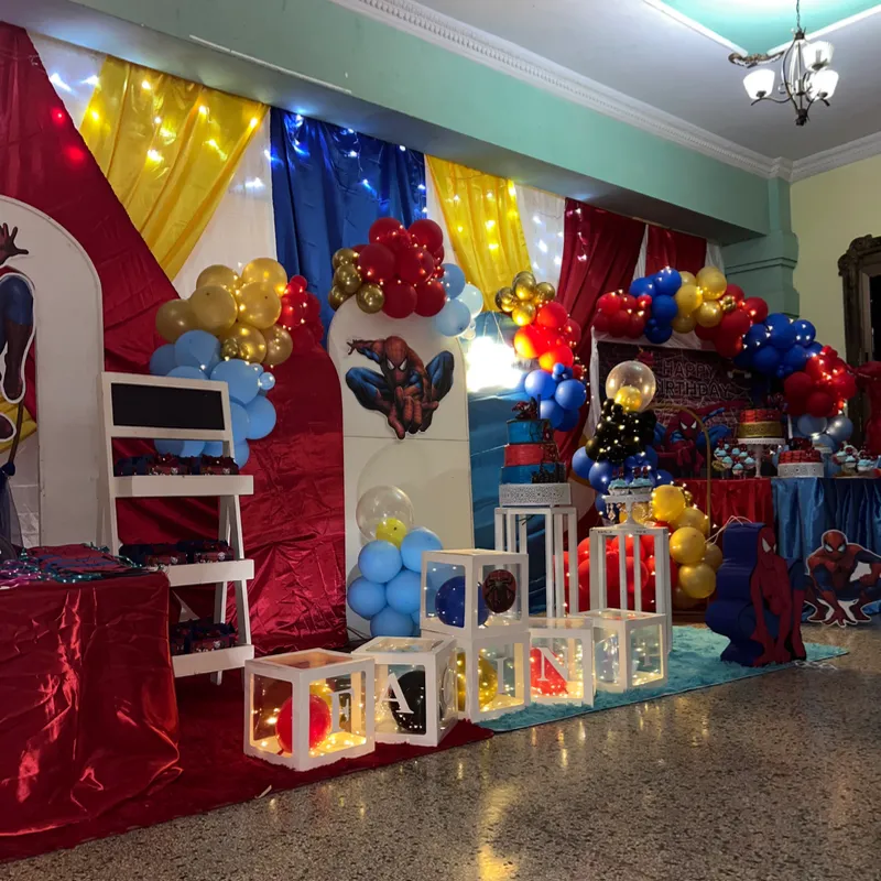 Decoración temática Spider-Man