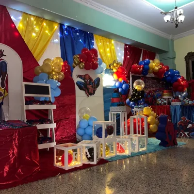 Decoración temática Spider-Man
