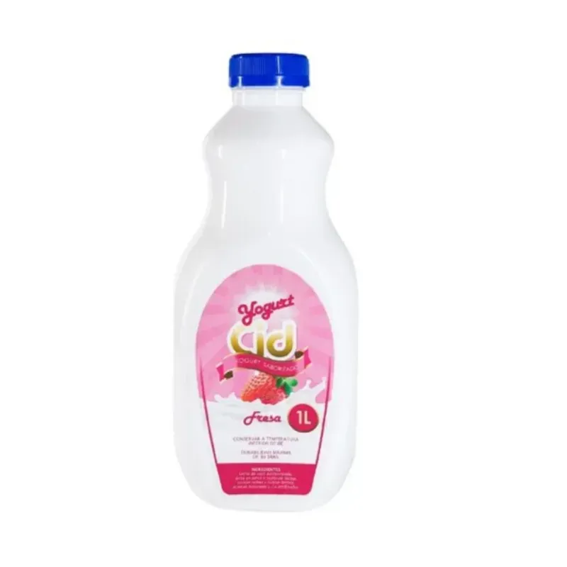 Yogurt Probiótico de Fresa CID 1 Litro