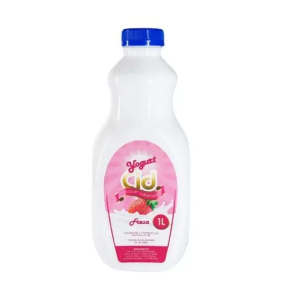 Yogurt Probiótico de Fresa CID 1 Litro