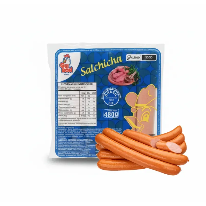 Paquete de Salchichas - 12 Unidades (480g)