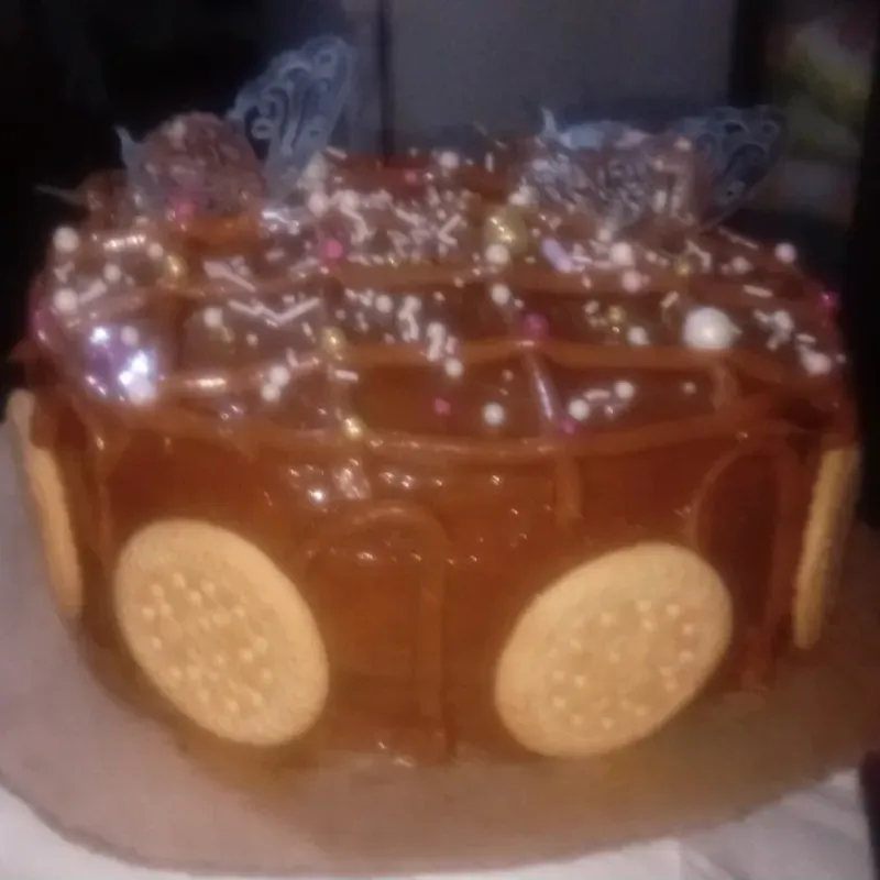 Cake de dulce de leche