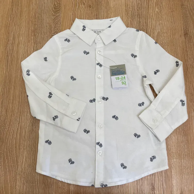 Camisa de mangas largas con bicicletas