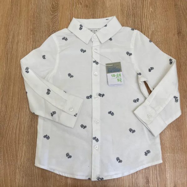 Camisa de mangas largas con bicicletas