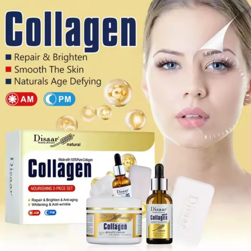 Disaar – Kit facial de Colágeno de 3 piezas
