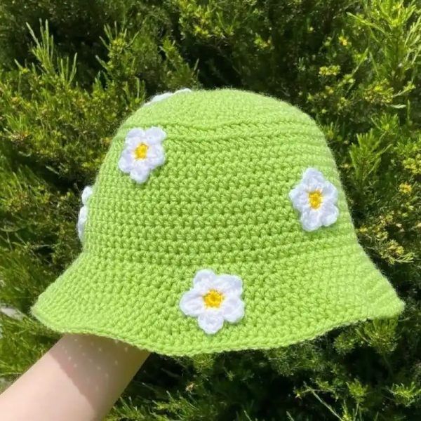 Gorro de flores