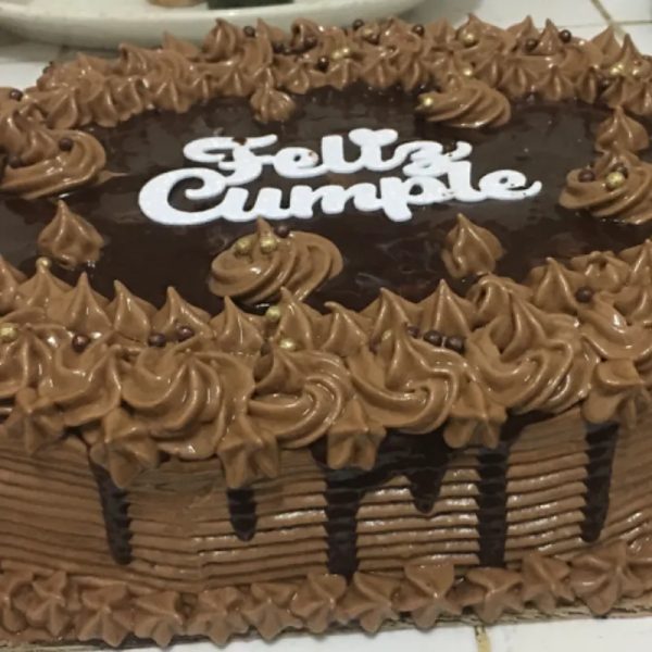 Cake de chocolate doble