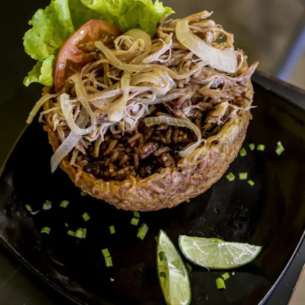 Patacón relleno