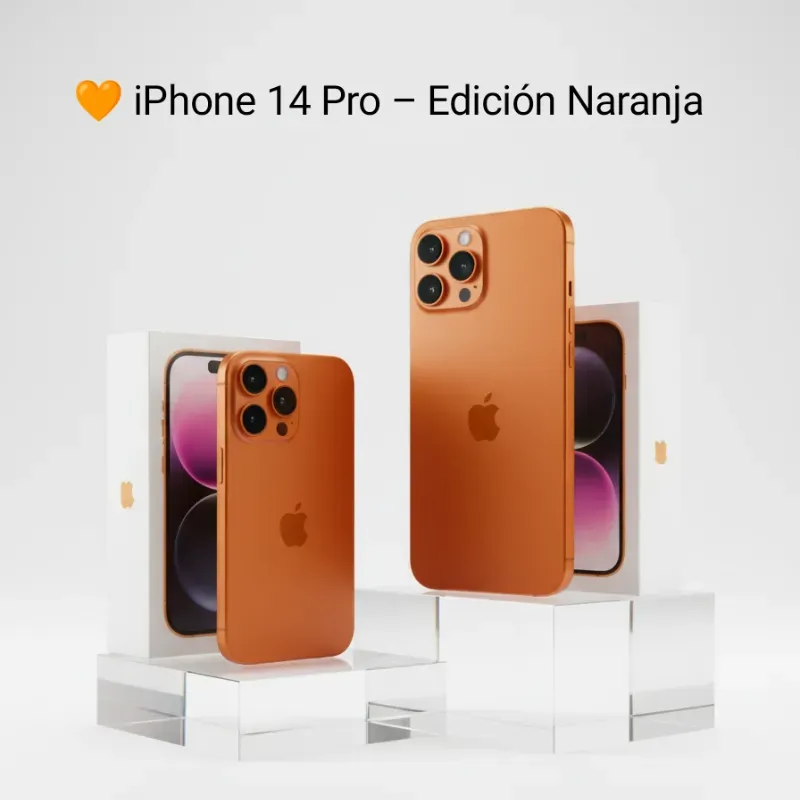  iPhone 14 Pro – Edición Naranja