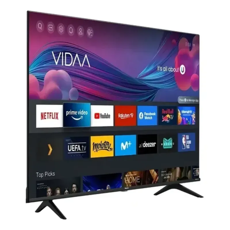 TV 58” Hisense 4K Smart Roku TV