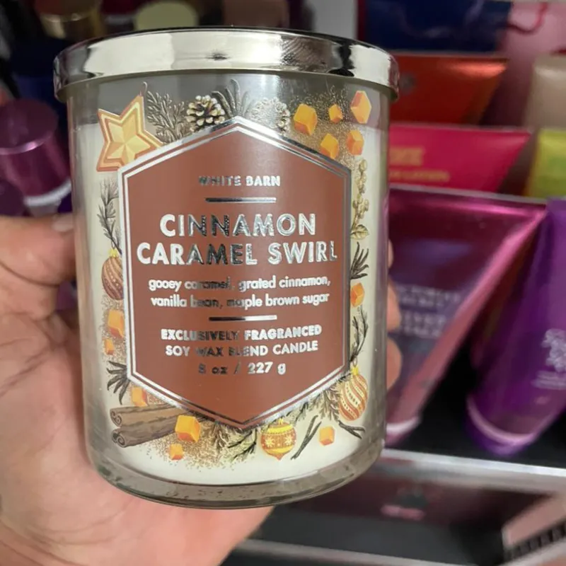 Vela aromática (1mecha) Cinnamon Caramel Swirl