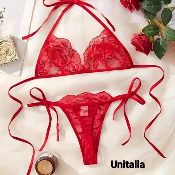 Conjunto de 2 piezas encaje