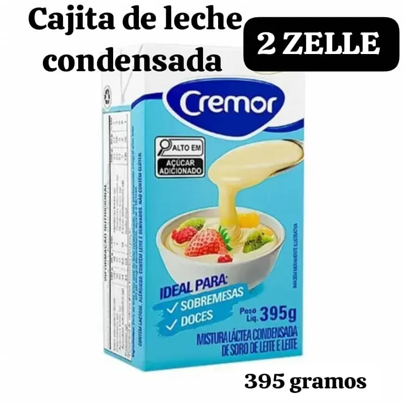 Cajita de leche condensada