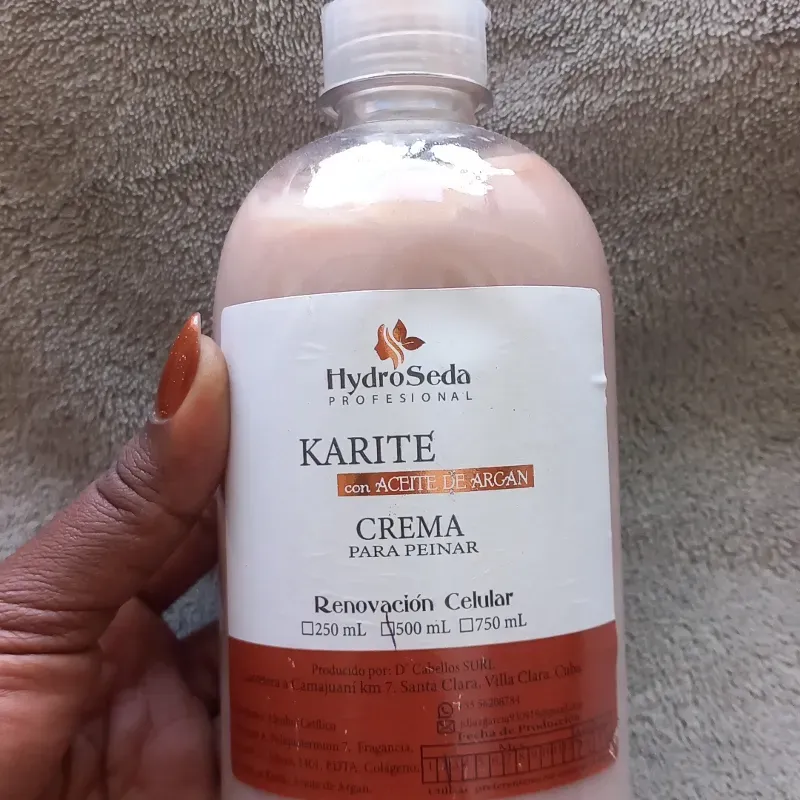 Crema de peinar de Karite y Argan 500ml