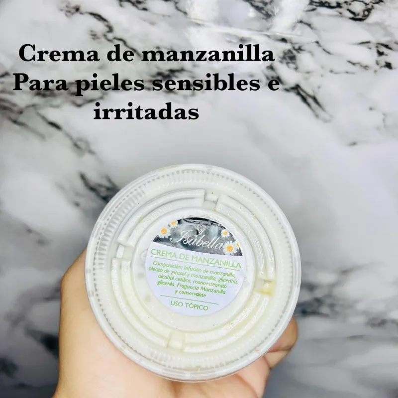CREMA DE MANZANILLA
