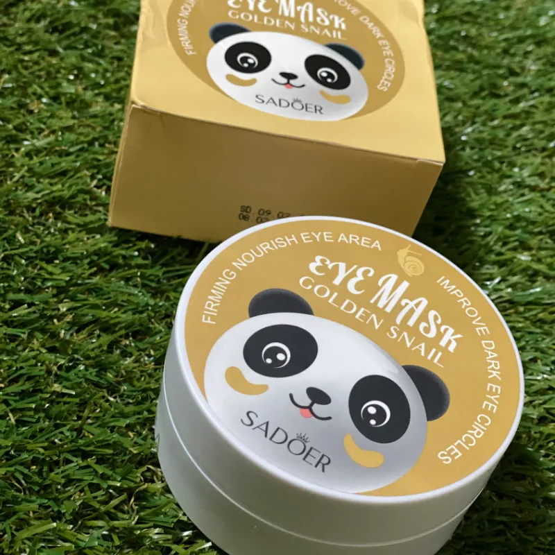 Parches para las ojeras con baba de caracol. 30 pares.