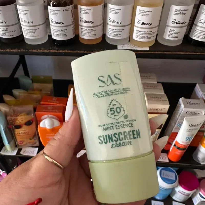SAS Sunscreen Cream SPF 50+ | Mint Essence