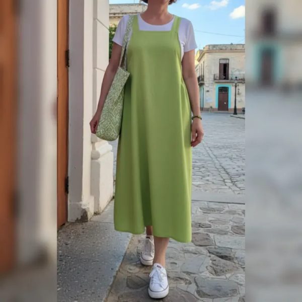 Vestido/Jumper de tirantes anchos