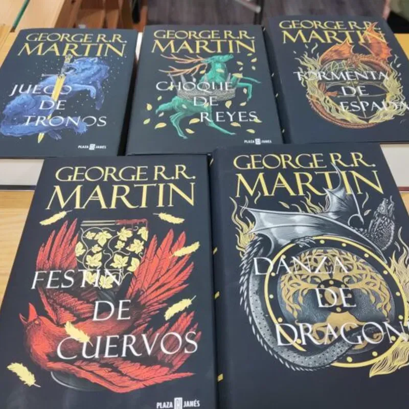 Saga Libros Canción de Hielo y Fuego 