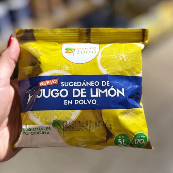 Sucedáneo de jugo de limón en polvo