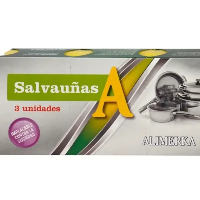 ESTROPAJO SALVAUÑAS ALMERKA 3UNID