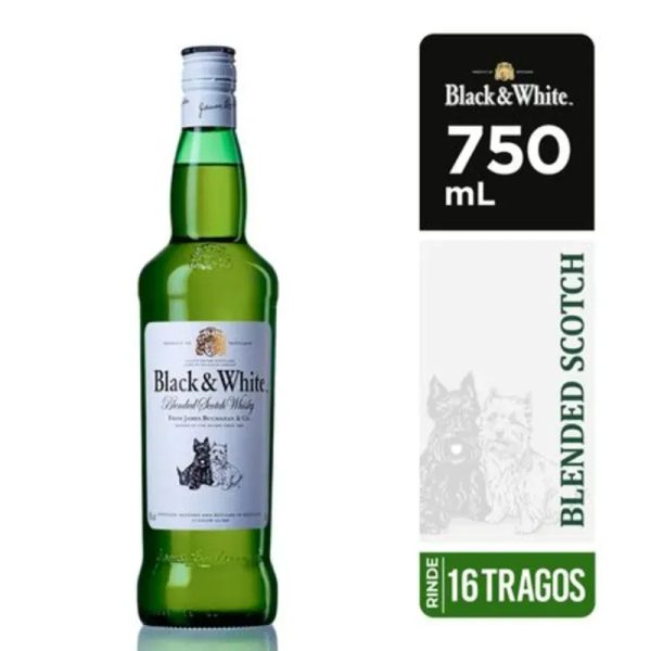 WHISKEY BLACK and WHITE 750 ml