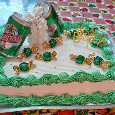 Pastel Leche Condensada en Bandeja Decorado