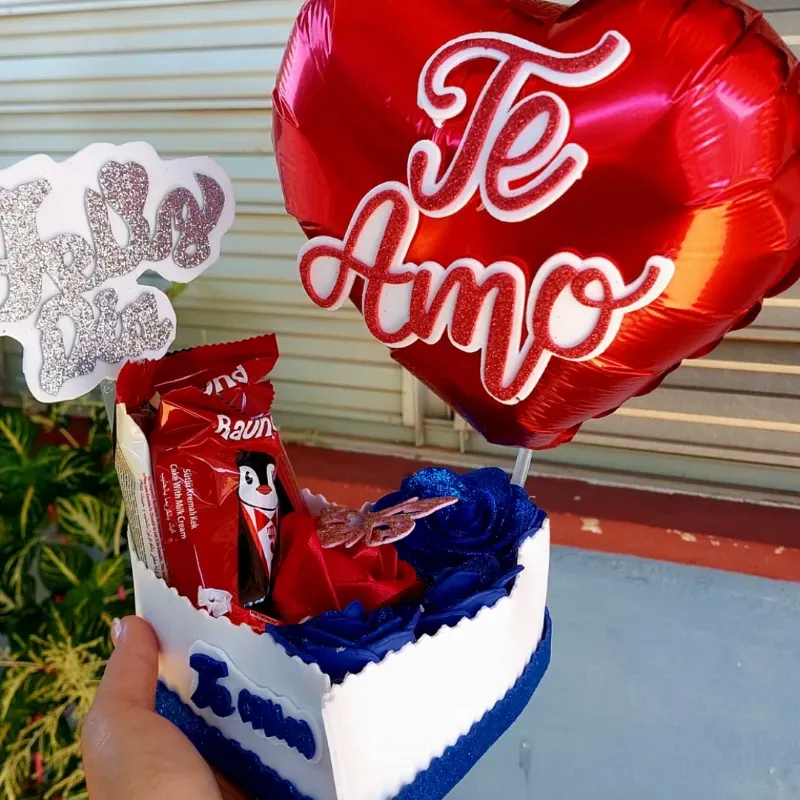 Regalo en forma de corazon