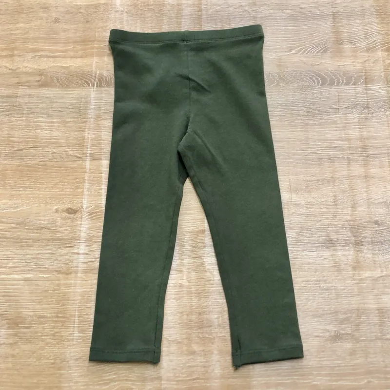 Leggins color verde oscuro