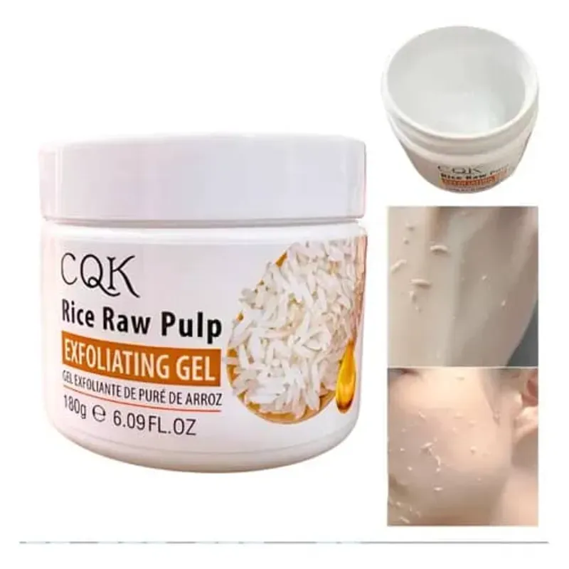 Exfoliante de arroz en gel
