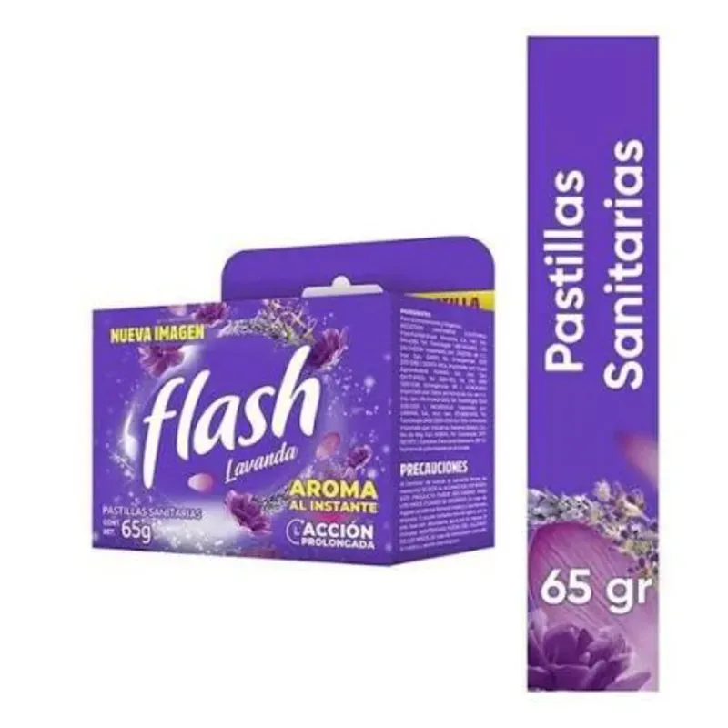  Flash Lavanda Pastilla Sanitaria – 65g