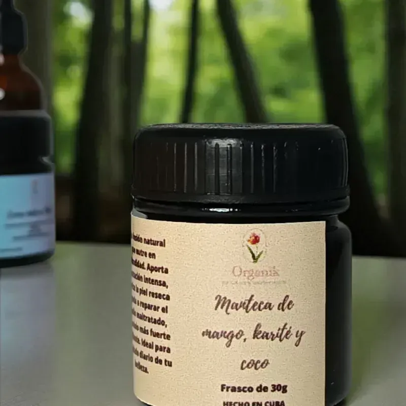 Manteca de mango, karité y coco