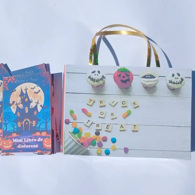 Bolsita Halloween+Minilibro de colorear