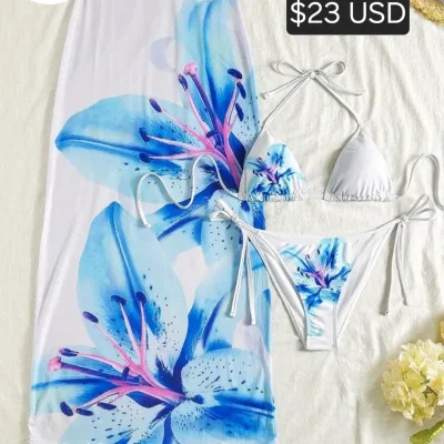 Conjunto de saya y bikini