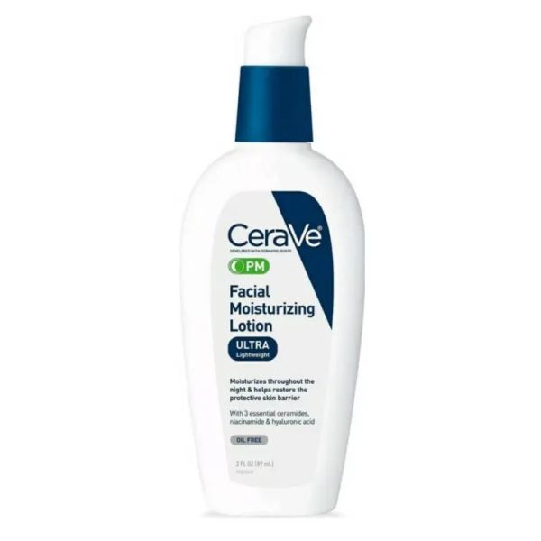 Crema hidratante nocturna con ácido hialurónico y niacinamida 89ml | CeraVe