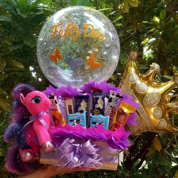 Combinación peluche y chuches