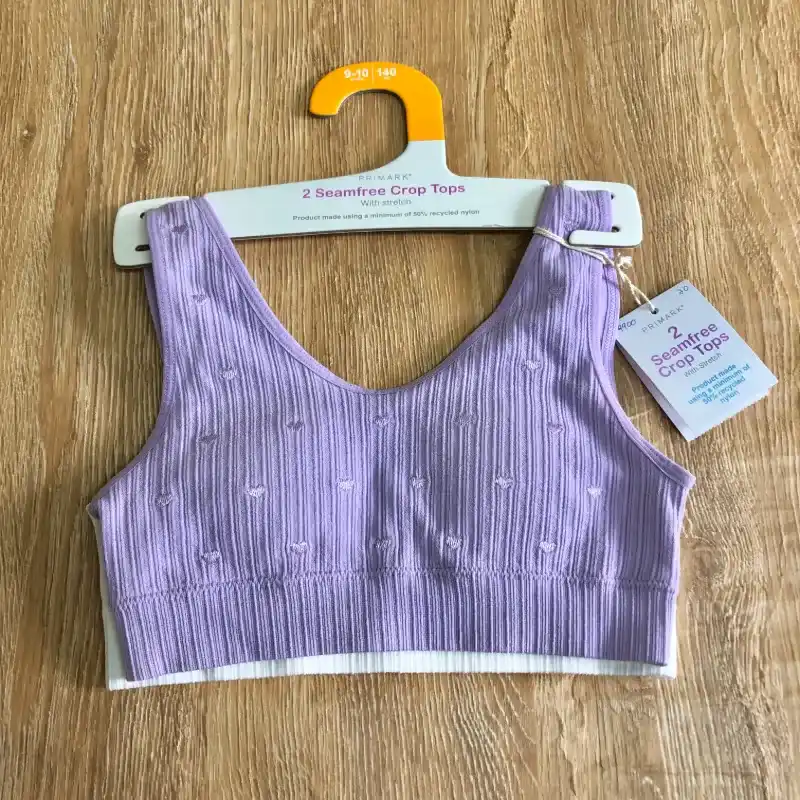 Pack de 2 corpiños con corazones