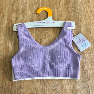 Pack de 2 corpiños con corazones