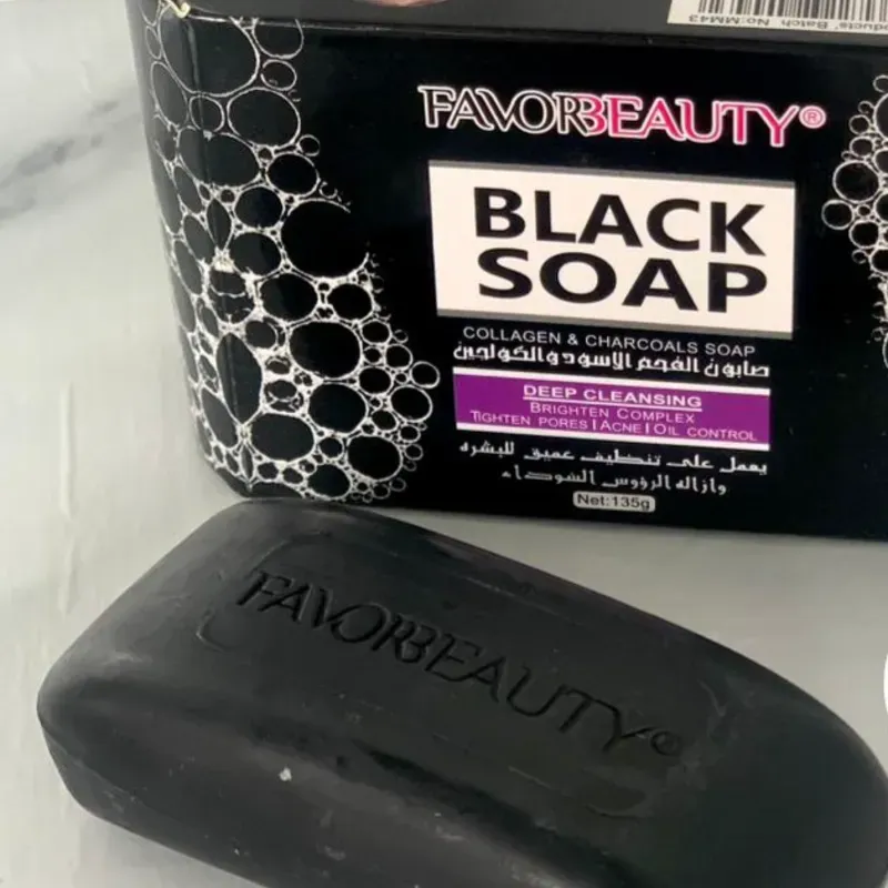 Jabón de carbón activo