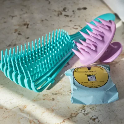 Shabar+Masajeador+CepilloDesenredante