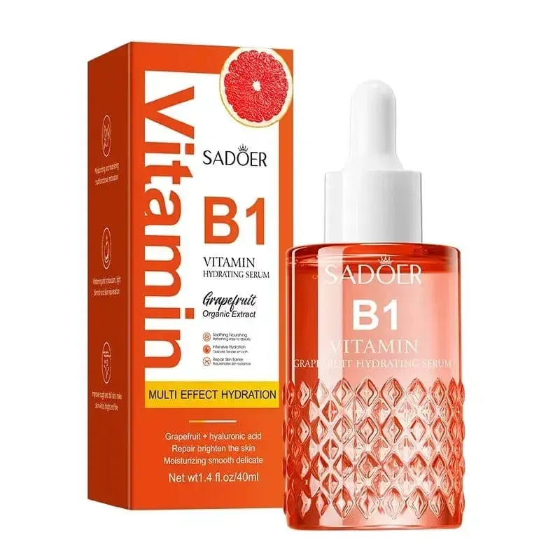 Serum Sadoer con vitamina B1, ácido hialurónico y toronja