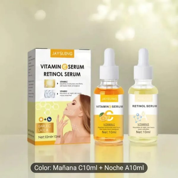 Serum facial de Vitamina C y retinol