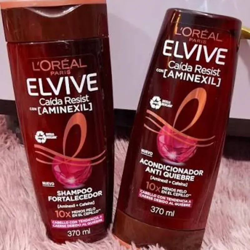 JUEGO DE SHAMPOO Y ACONDICIONADOR ELVIVE 370 ML