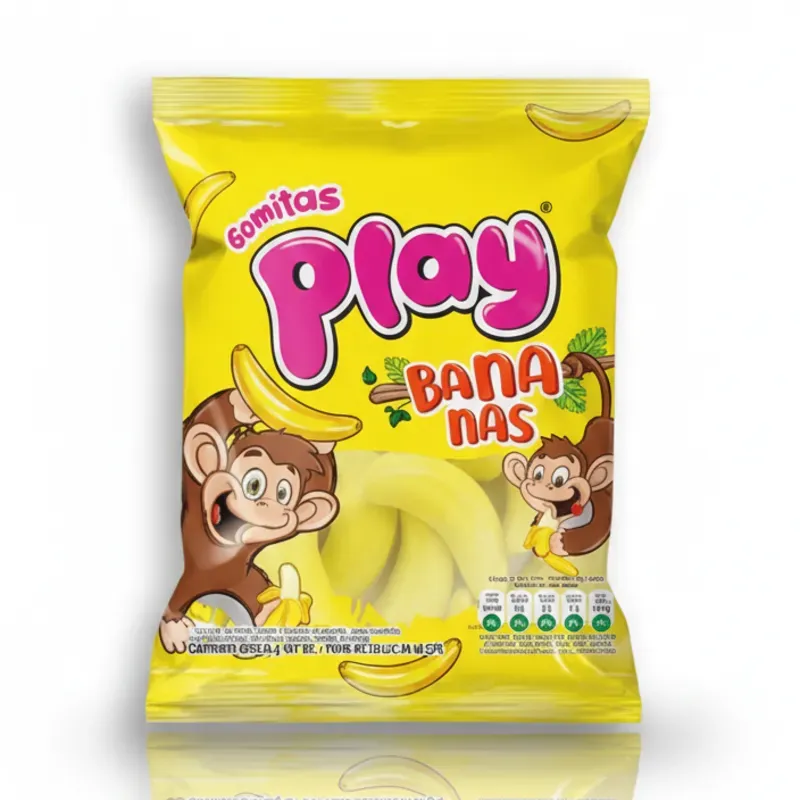 Gomitas en Forma de Banana Aldor - Pack 8x7g