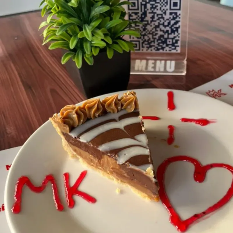 Tarta chocolate y fanguito natural