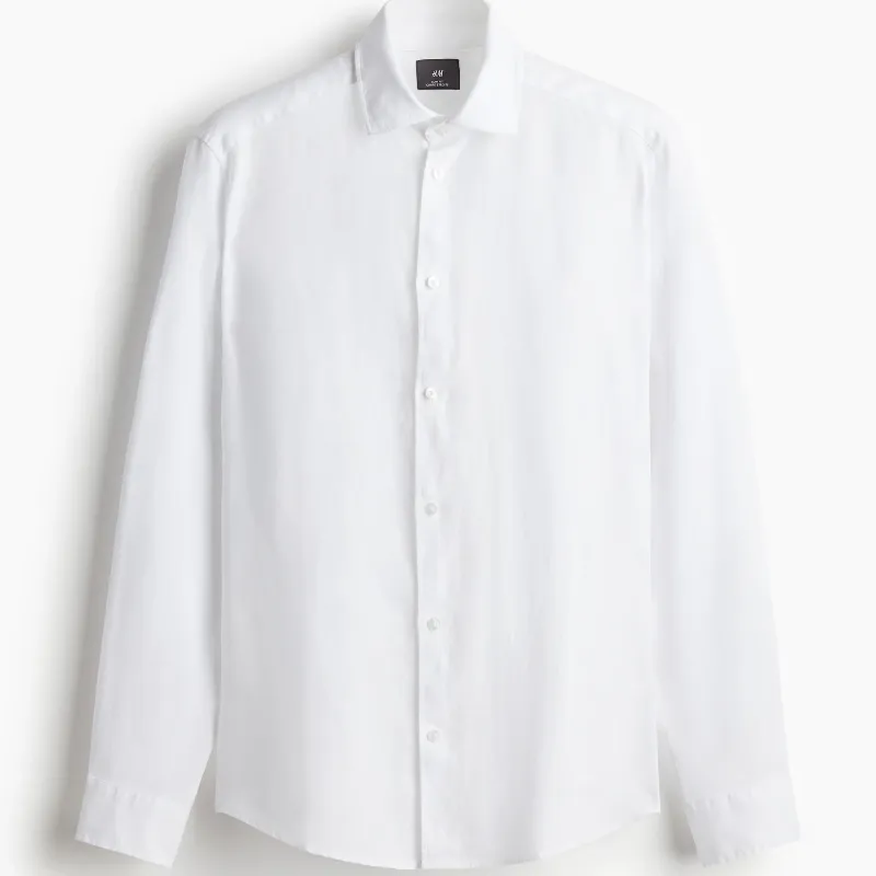 Camisa de Algodón Slim Fit