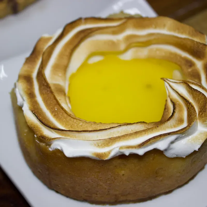 Mini cheesecake de limón