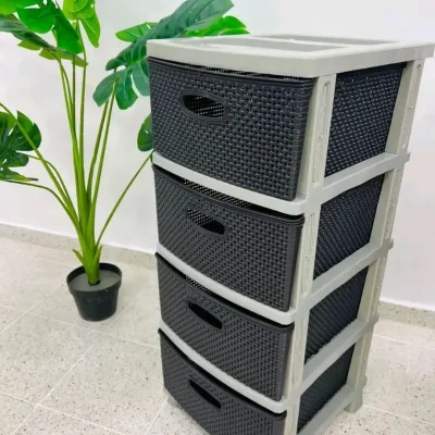 Gavetero plástico de 4 niveles