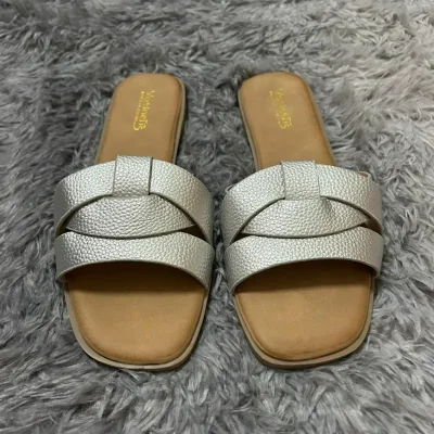 Sandalias Plateadas