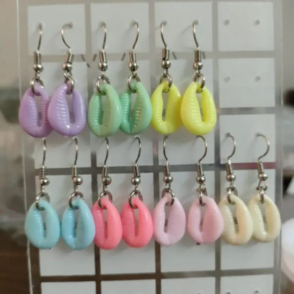Aretes de conchas